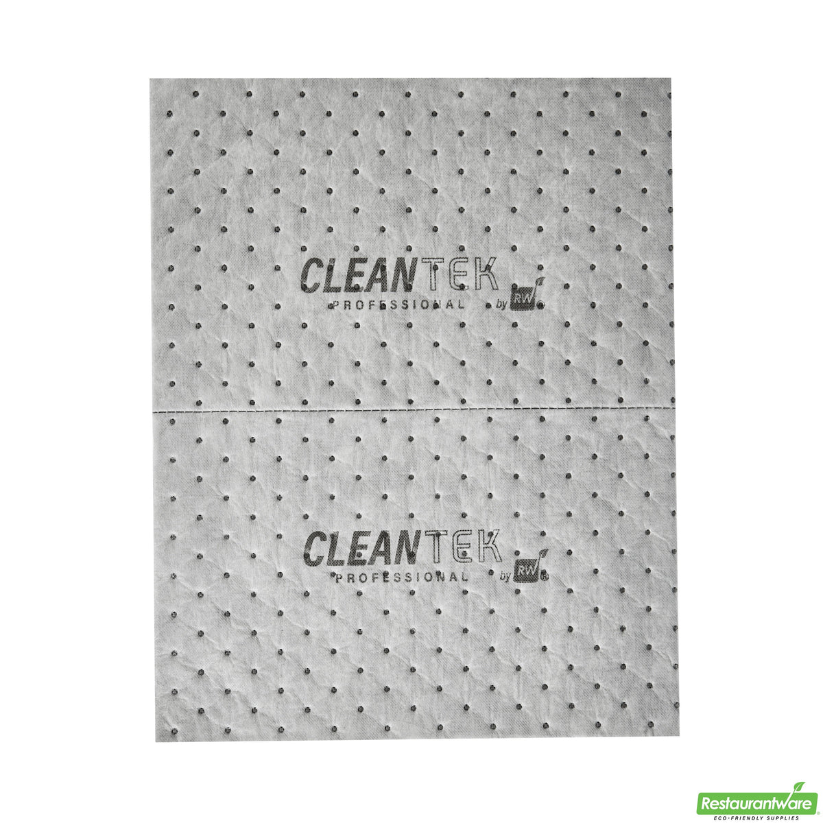Sorbent Pad, Clean Tek, 15 x 19 Inch, Gray, Perforated,100 - 1 COUNT