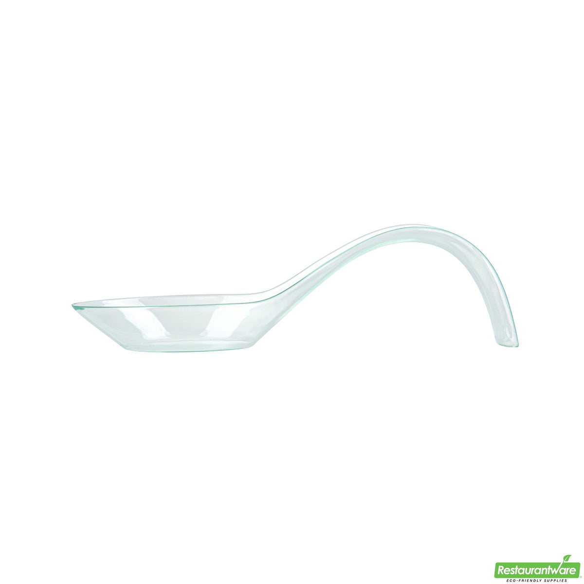 Spoons, Appetizer, 5 Inch, Plastic, Sea Green, Heavyweight, 5 Linear Inch,1 - 100 COUNT