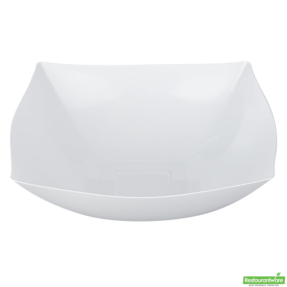 Bowls, Serving, Moderna 128 Ounce, Plastic, White, 12 x 12 x 4 Inch, Square,4 - 10 COUNT