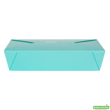 Containers, Take-Out, Bio Tek 49 Ounce, Paper, Turquoise, 8.50 x 6.25 x 2 Inch, Rectangular, #2,4 - 50 COUNT