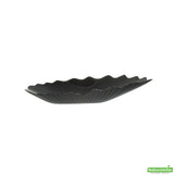 Plates, Coquille Appetizer, 3.25 Inch, Plastic, Black, Scalloped-Edge, Heavyweight, 3.25 Linear Inch,1 - 100 COUNT
