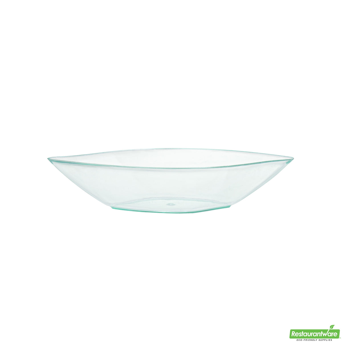 Plates, Appetizer, 3.5 Inch, Plastic, Sea Green Comma Design, Curved, Heavyweight, 3.5 Linear Inch,1 - 100 COUNT