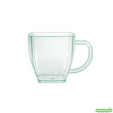 Cups, Coffee, 5 Ounce, Plastic, Sea Green, Soft Square, Heavyweight, 5 Ounce,1 - 100 COUNT