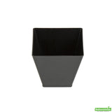 Cups, Kova Dessert, 2 Ounce, Plastic, Black, Square, Heavyweight, 2 Ounce,1 - 100 COUNT
