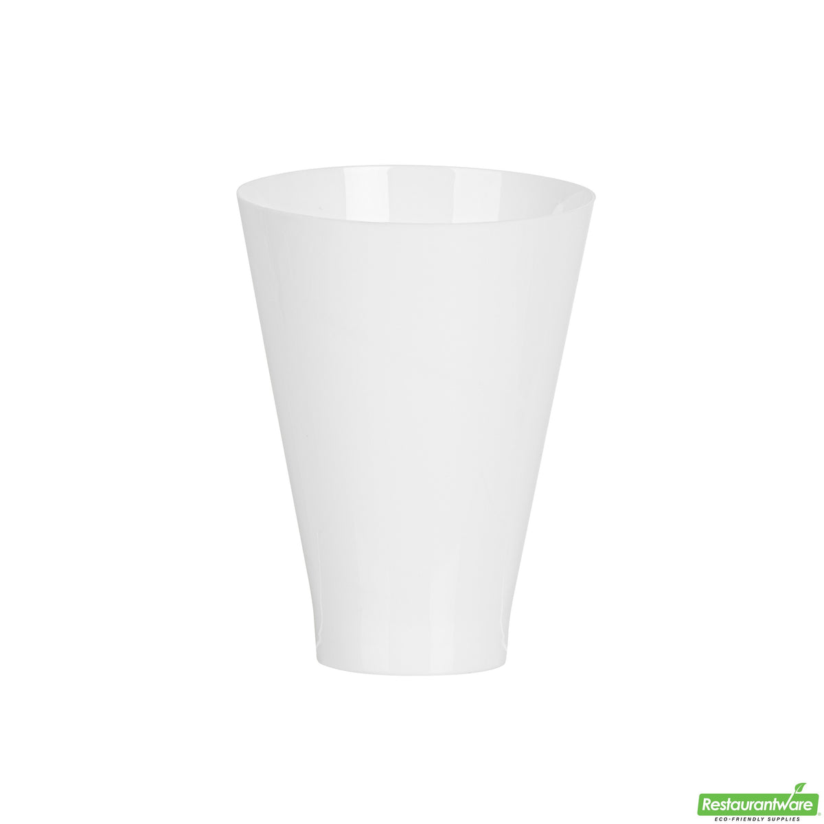 Cups, Dessert, 6.5 Ounce, Plastic, White, Round Incline, Heavyweight, 6.5 Ounce,1 - 100 COUNT