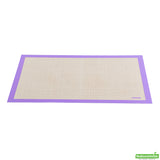 Baking Mat, Allergen Safe, 15.8 x 23.6 Inch, Full-Size, Tan & Purple, Silicone,1 - 1 EACH