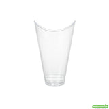Cups, Mini Dessert, 3 Ounce, Plastic, Clear, Mezzaluna,1 - 100 COUNT