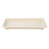 Trays, Sushi, 8.50 x 5.25 x 0.75 Inch, Paper, Natural, Rectangular, Sugarcane Bagasse,1 - 100 COUNT