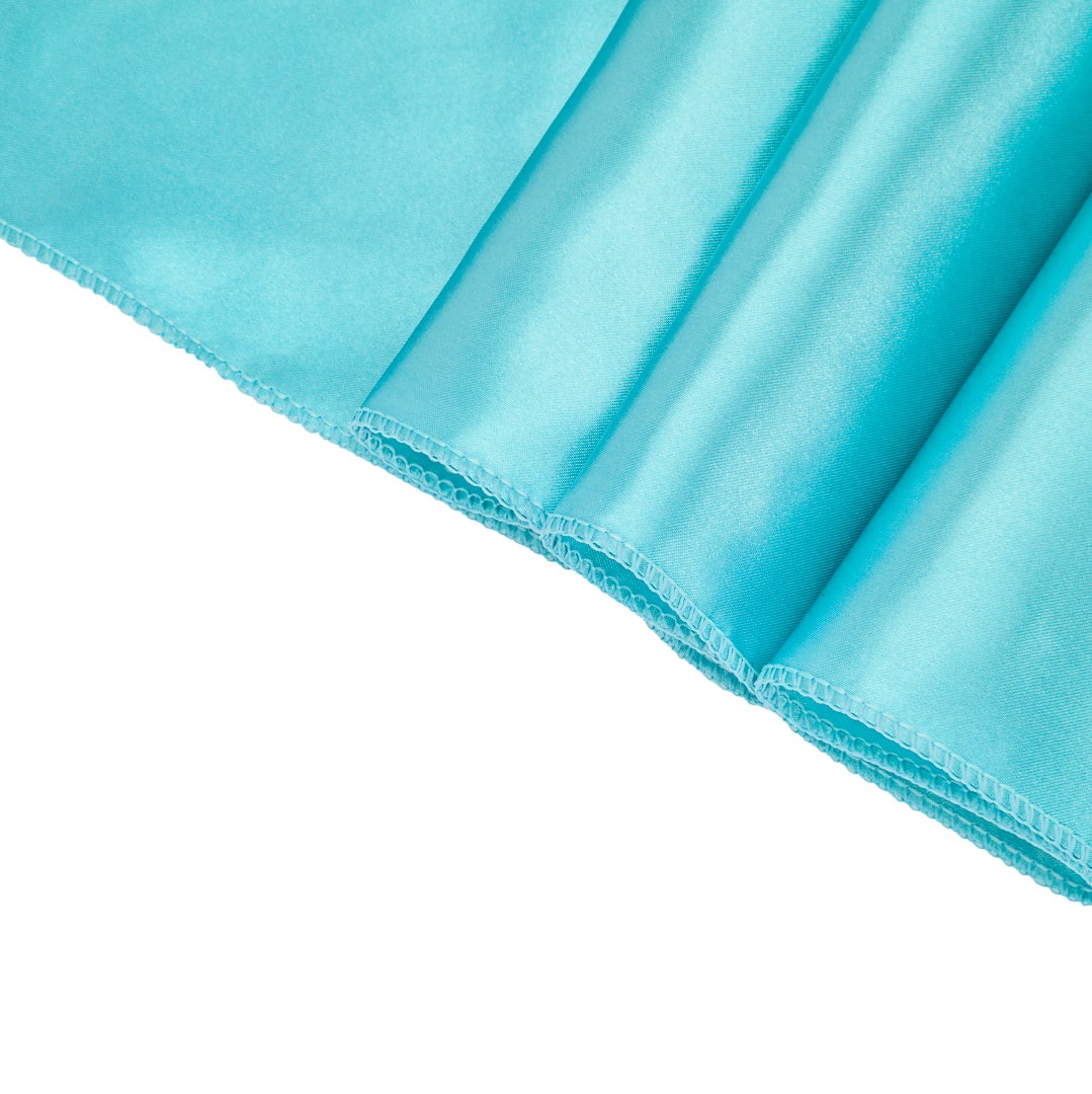 Table Runners, 12 x 108 Inch, Satin, Teal,1 - 1 EACH
