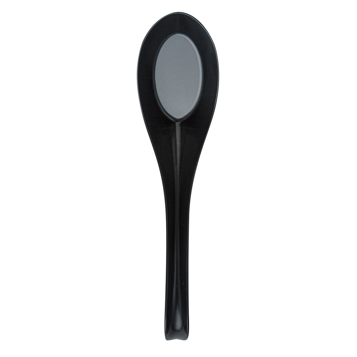 Spoons, Asian Soup, RW Base, Plastic, Black, 6.50 x 1.75 x 3.25 Inch,100 - 1 COUNT