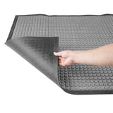 Floor Mat, Carpet, Comfy Feet, Heavy Duty, Gray, 60 x 36 Inch, Waffle, Polypropylene,1 - 1 EACH