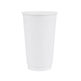 Cups, Hot, 16 Ounce, Paper, White, Double Wall,1 - 25 COUNT