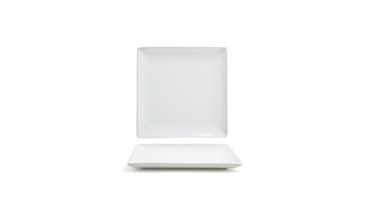 Plates, Mod, 6.5 Inch, White, Square,1 - 12 COUNT