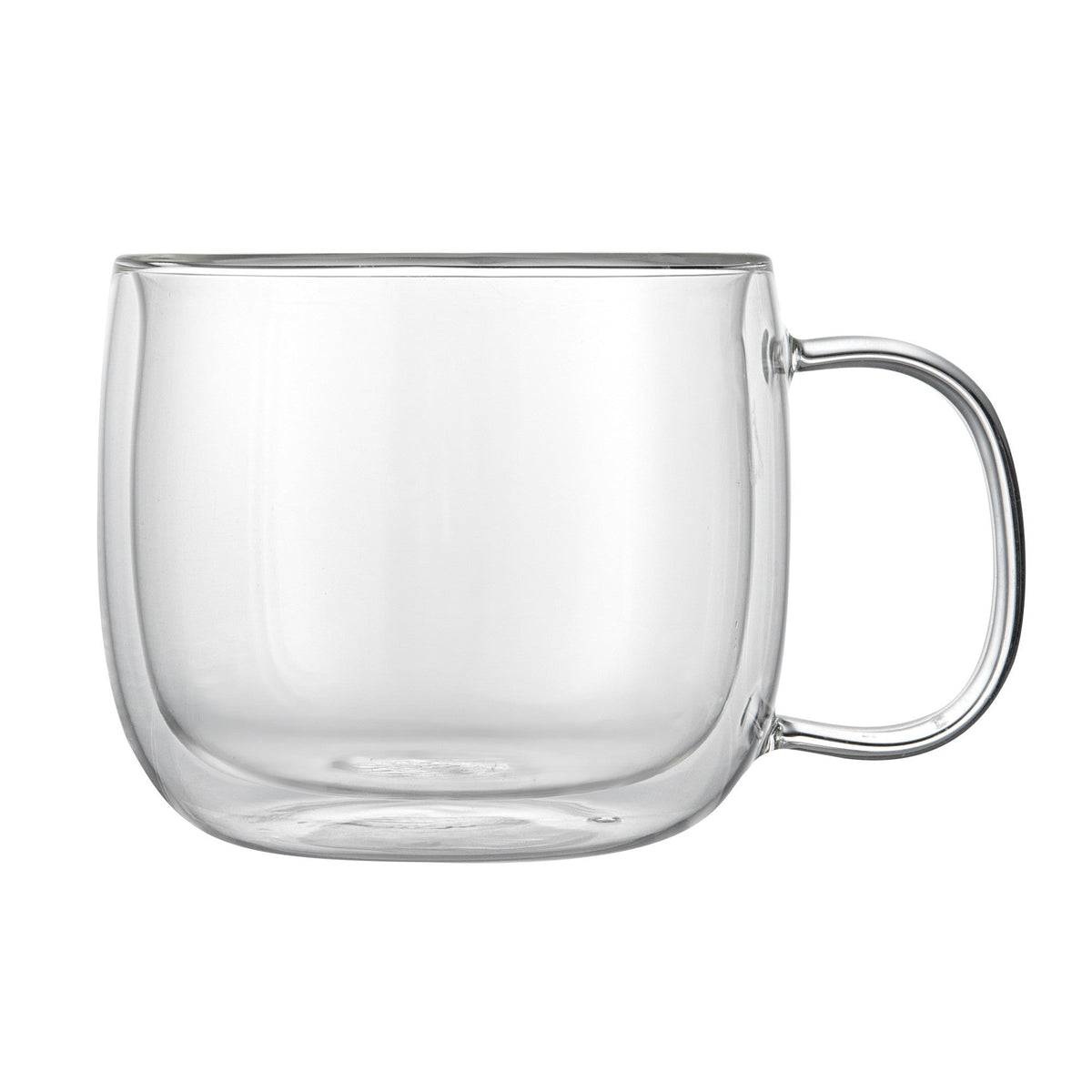 Mugs, Coffee, Forma Professional, 17 Ounce, Double-Wall, Borosilicate, with Handle, 5.50 x 5.50 x 3.75 Inch,2 - 1 COUNT