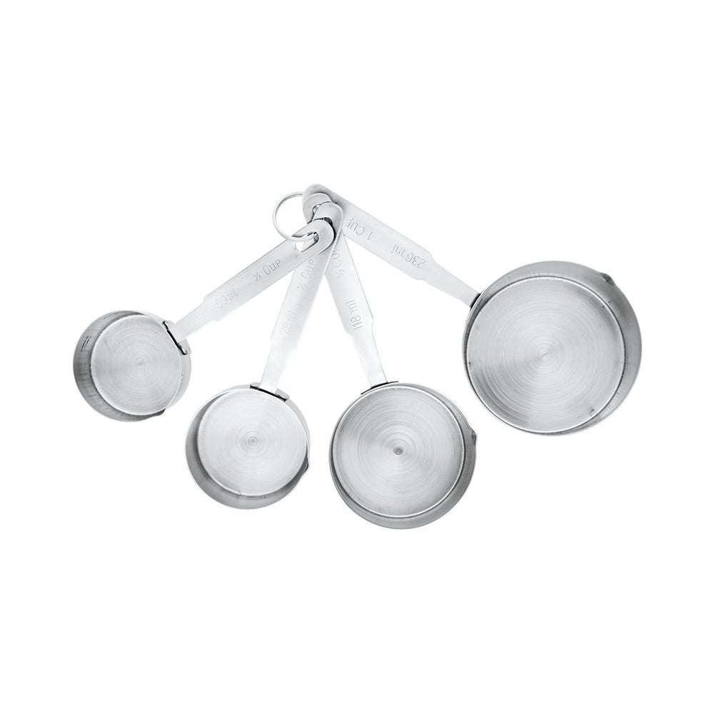 Cup Set, Measuring, Heavy Duty, Stainless Steeel,1 - 4 PIECE