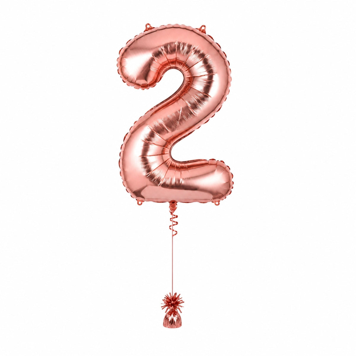 Balloon, Mylar, Balloonify 40 Inch, Number 2, Rose Gold,1 - 1 EACH