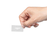 Labels, Veggie, 2 x 1 Inch, Water Resistant, Clear with White Font,1 - 100 COUNT