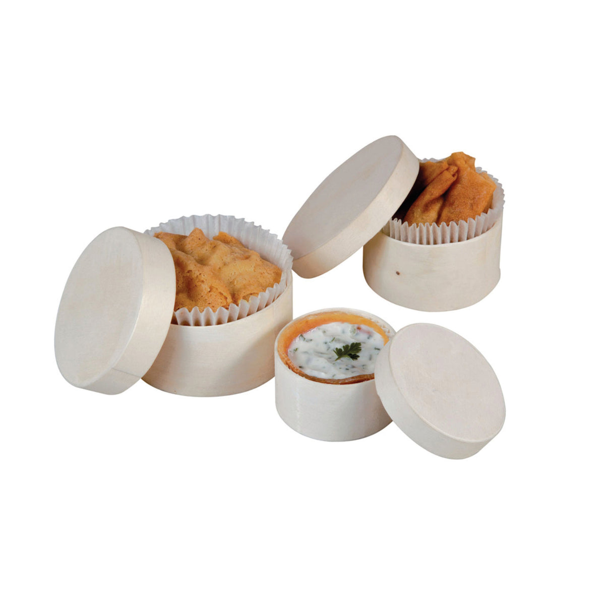 Cup Set, Assorted Size, Wood,96 - 3 PIECE