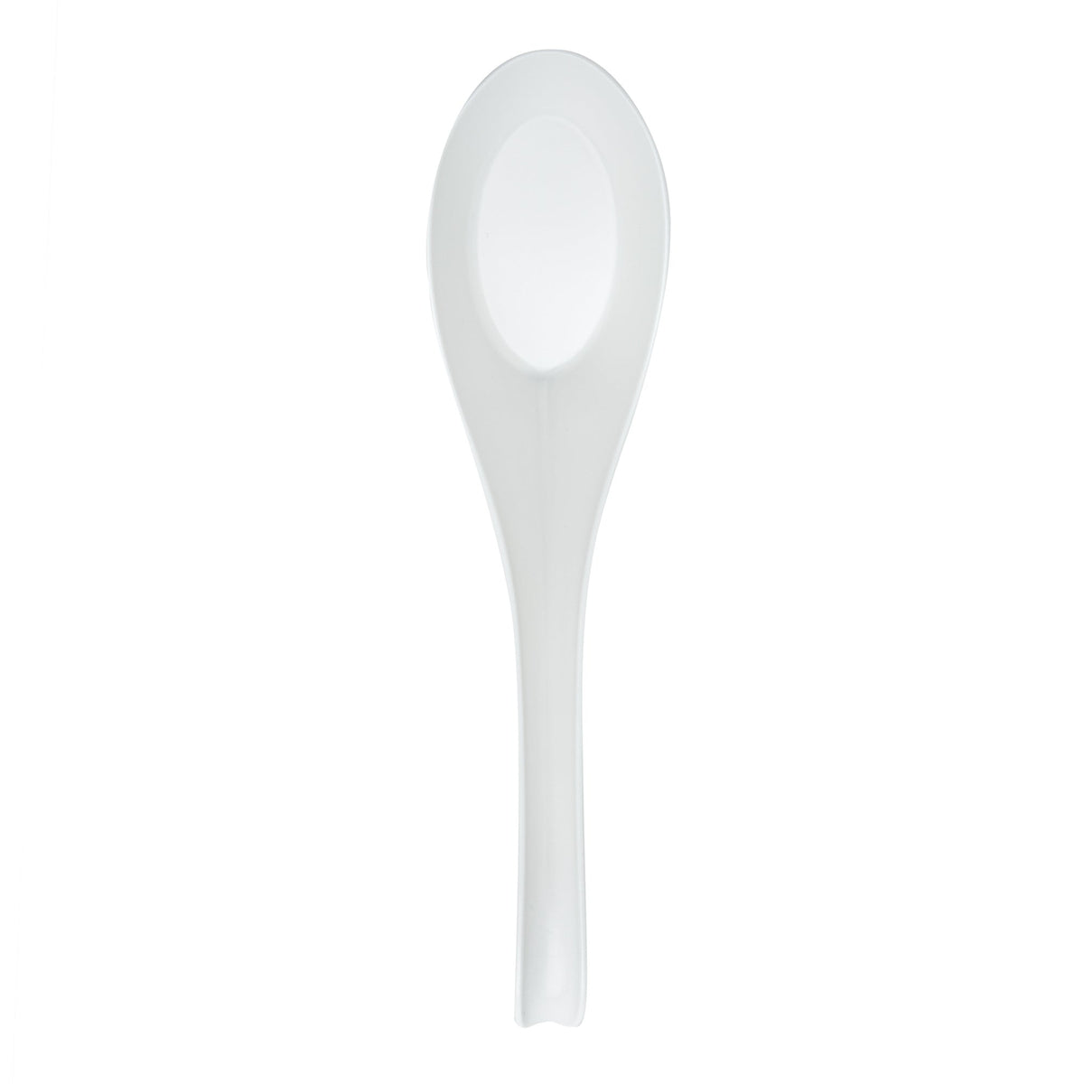 Spoons, Asian Soup, RW Base, Plastic, White, 6.50 x 1.75 x 3.25 Inch,100 - 1 COUNT