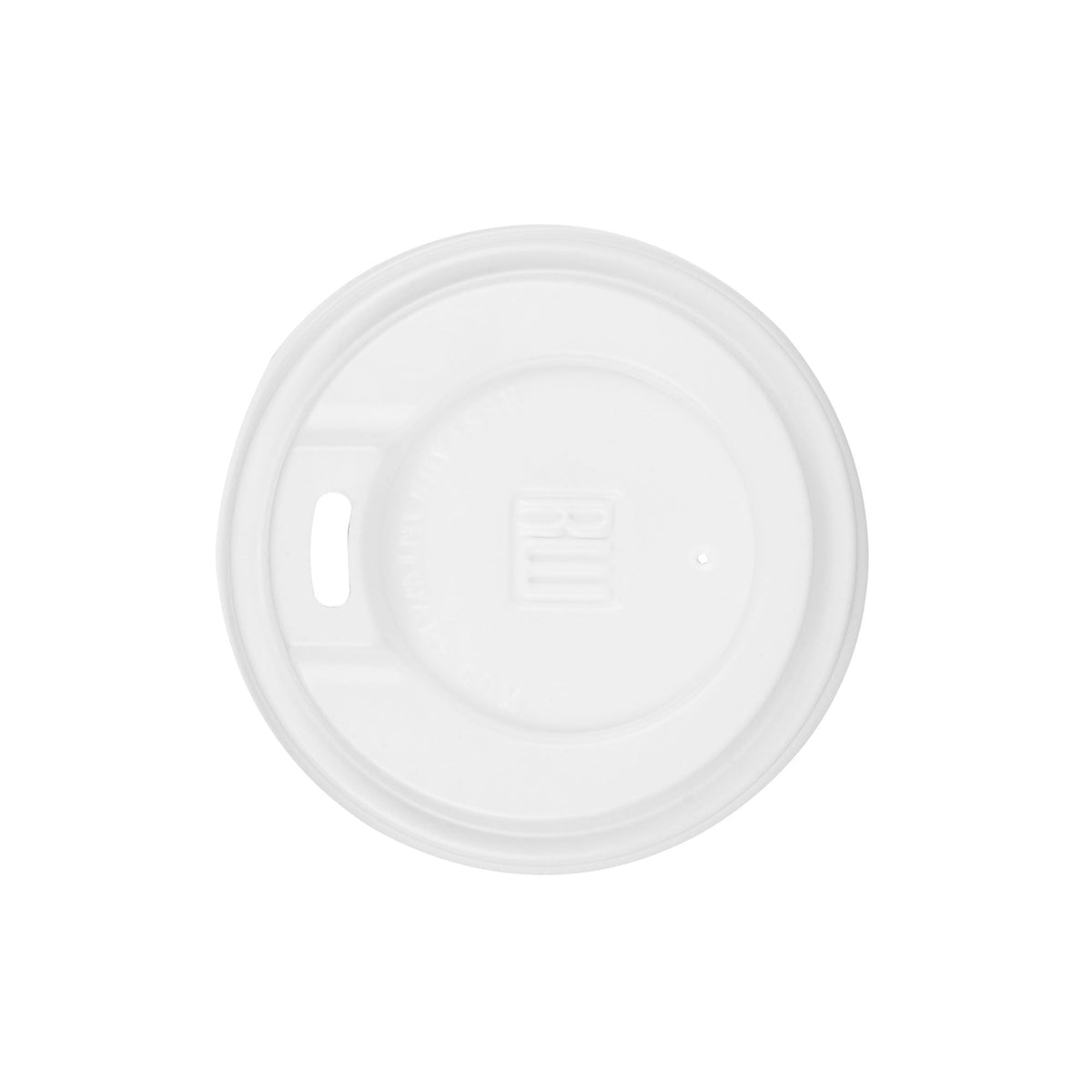 Lids, Coffee Cup, 2.5 x 2.5 x 0.5 Inch, Plastic, White, for 4 Ounce Cups,1 - 25 COUNT
