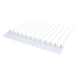 Zip Ties, Tamper-Evident, 7.75 Inch, White,1 - 100 COUNT