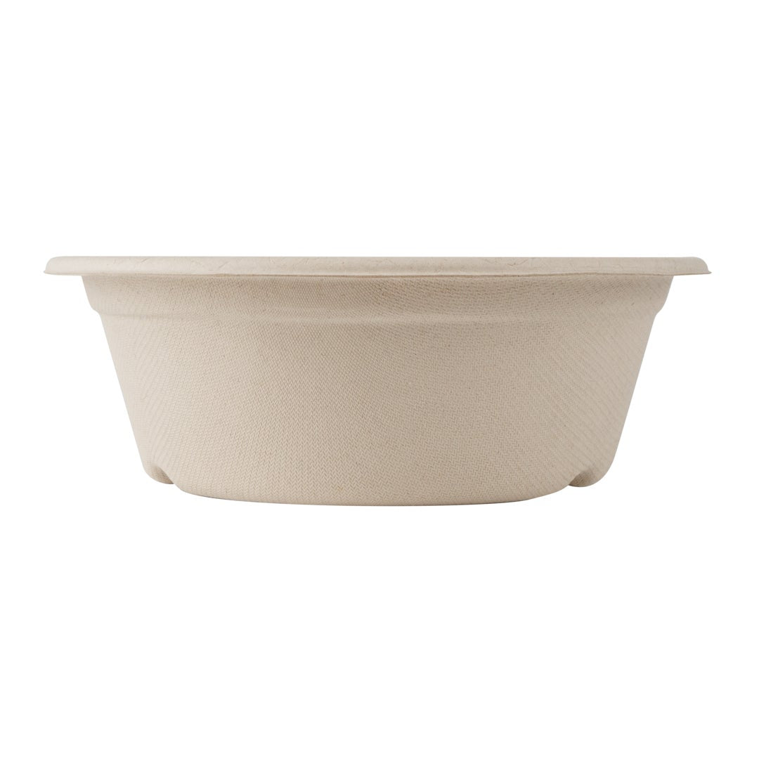 Bowls, Take-Out, 30 Ounce, Sugarcane Bagasse, Natural, Round,1 - 100 COUNT