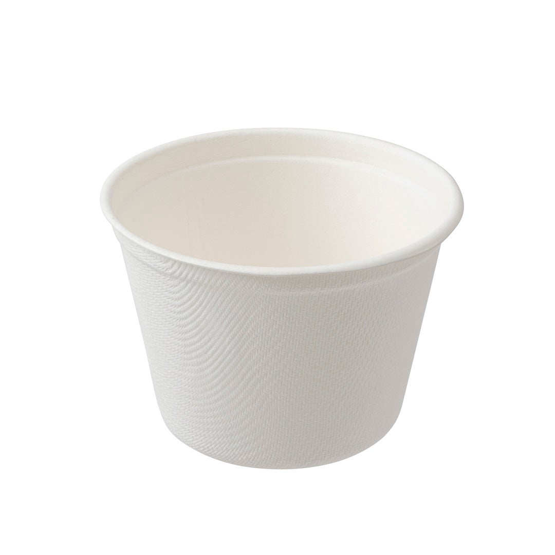 Cups, 5 Ounce, Paper, White, Sugarcane Bagasse,1 - 100 COUNT