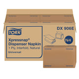Napkins, Interfolded Dispenser, 1-Ply, Natural, 13 x 8.5 Inch,12 - 500 COUNT