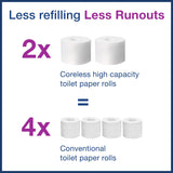Dispenser, Bath Tissue, 4-Roll, Black, Coreless,1 - 1 EACH