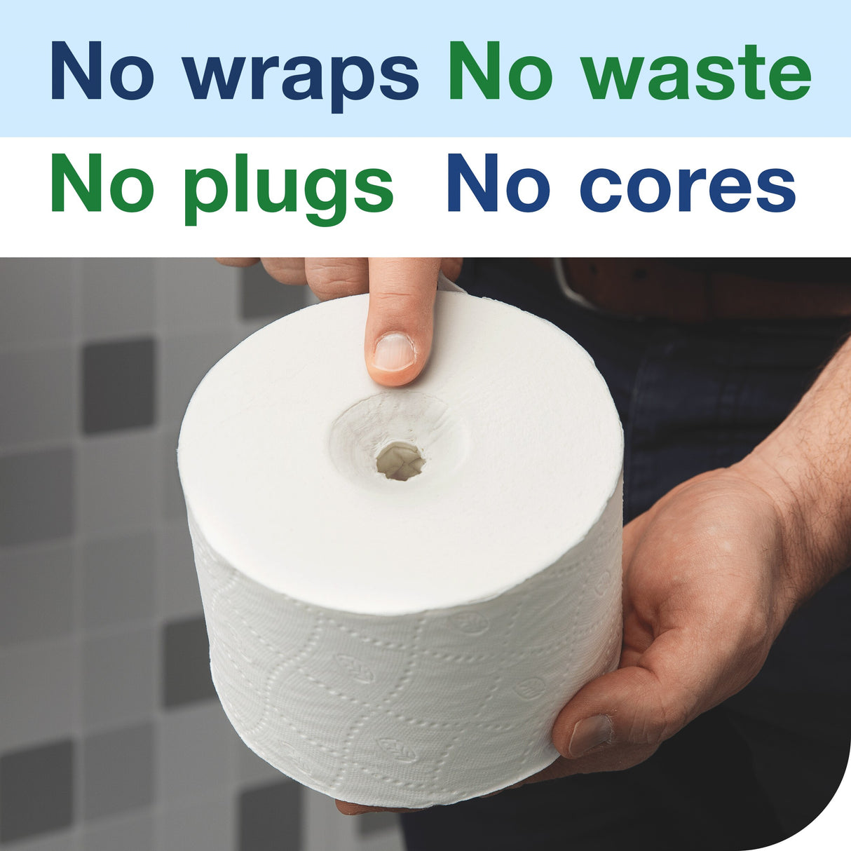 Dispenser, Bath Tissue, 4-Roll, Black, Coreless,1 - 1 EACH